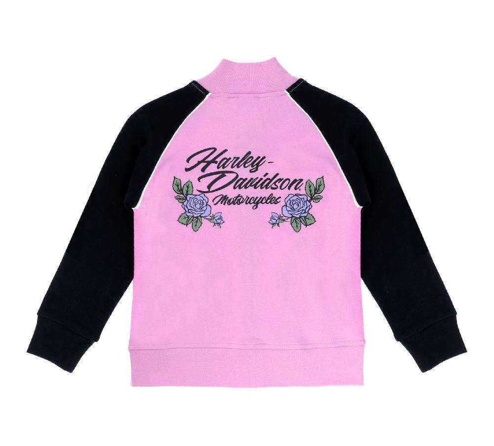 Harley Big Girls Knit Varsity Jacket