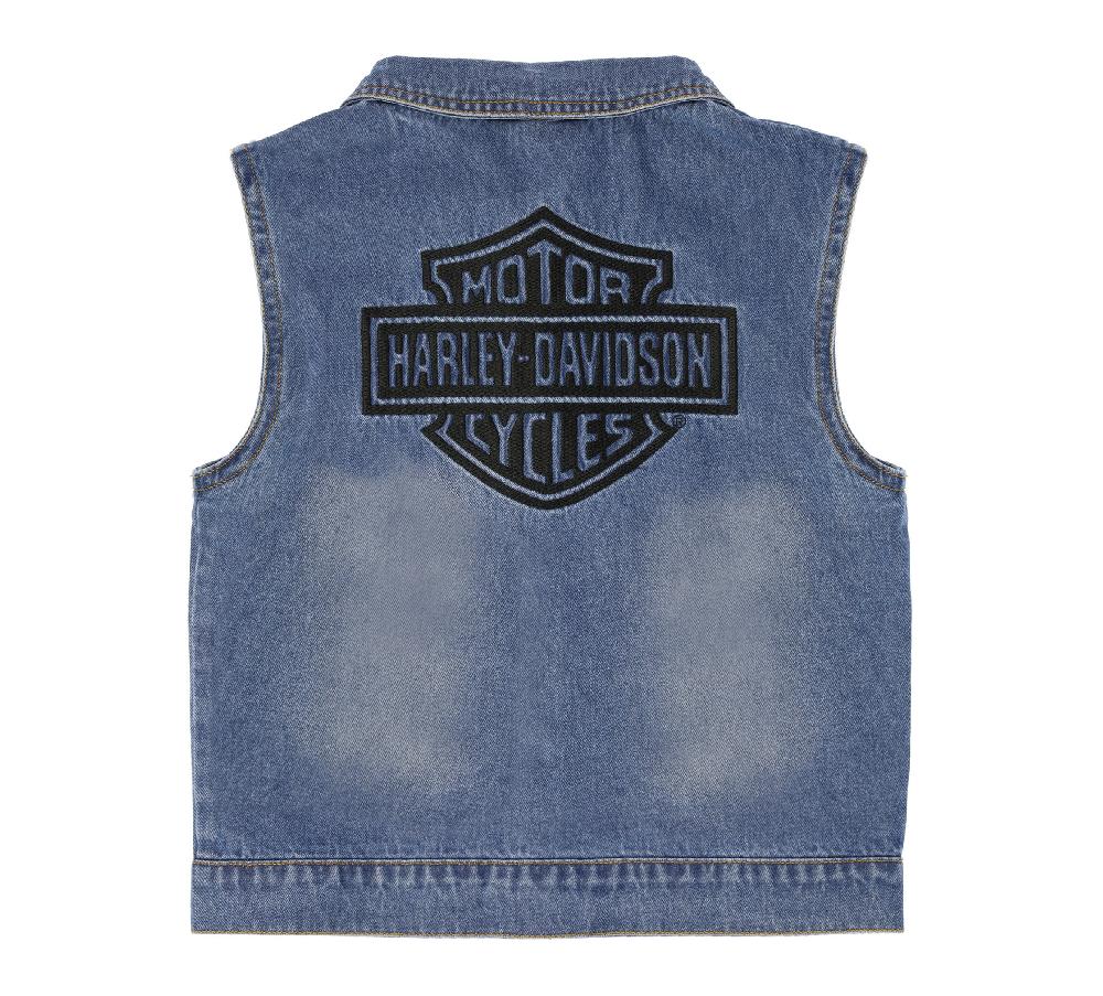 Harley Big Kids Denim Vest