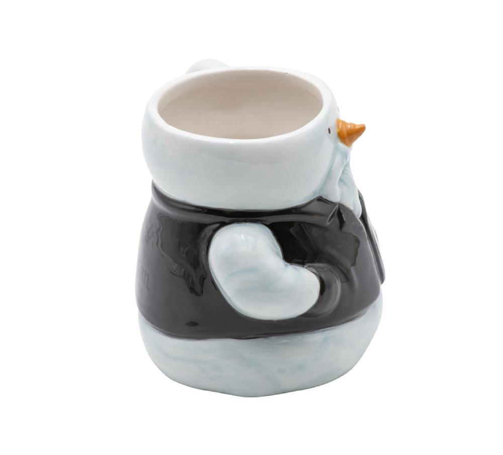 Harley Biker Snowman Sculpted Mug