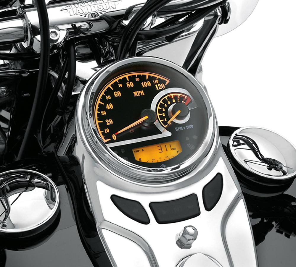 Harley Black Dial Analog Speedometer/Tachometer