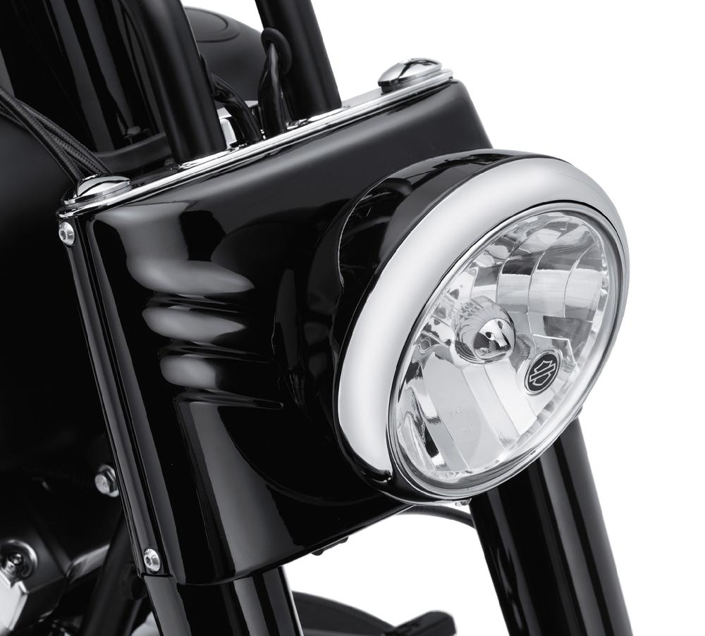 harley Black Domestic Headlamp Shell