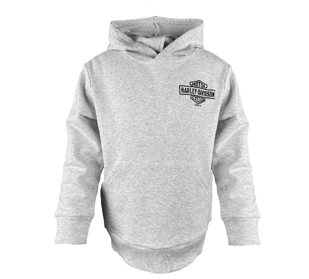 harley Boy's Hooded Pullover Sweatshirt