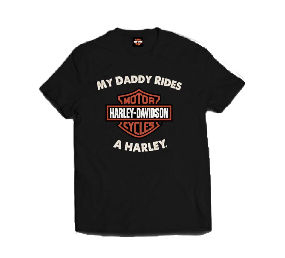 harley Boys Daddy Rides a Harley Tee