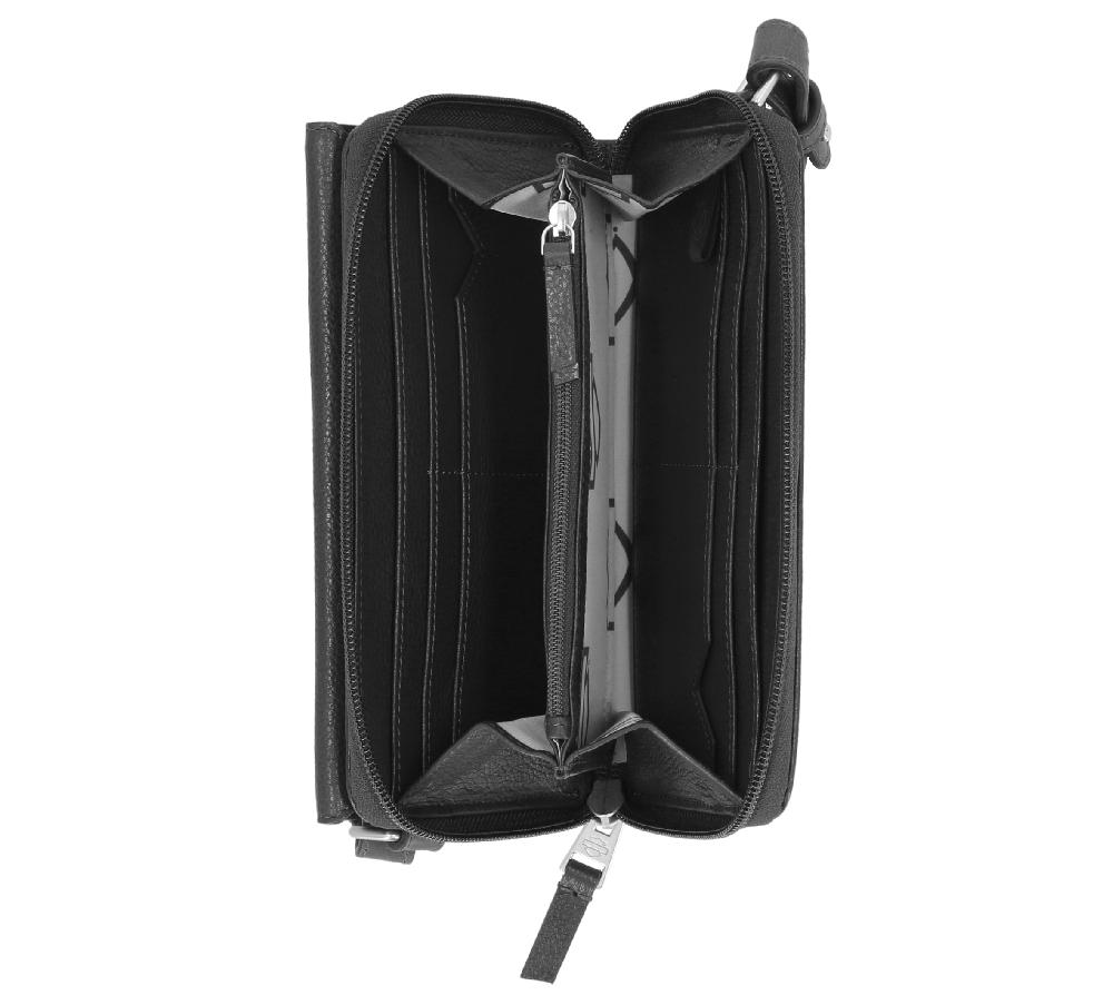 Harley Buckle Zip Around Crossbody