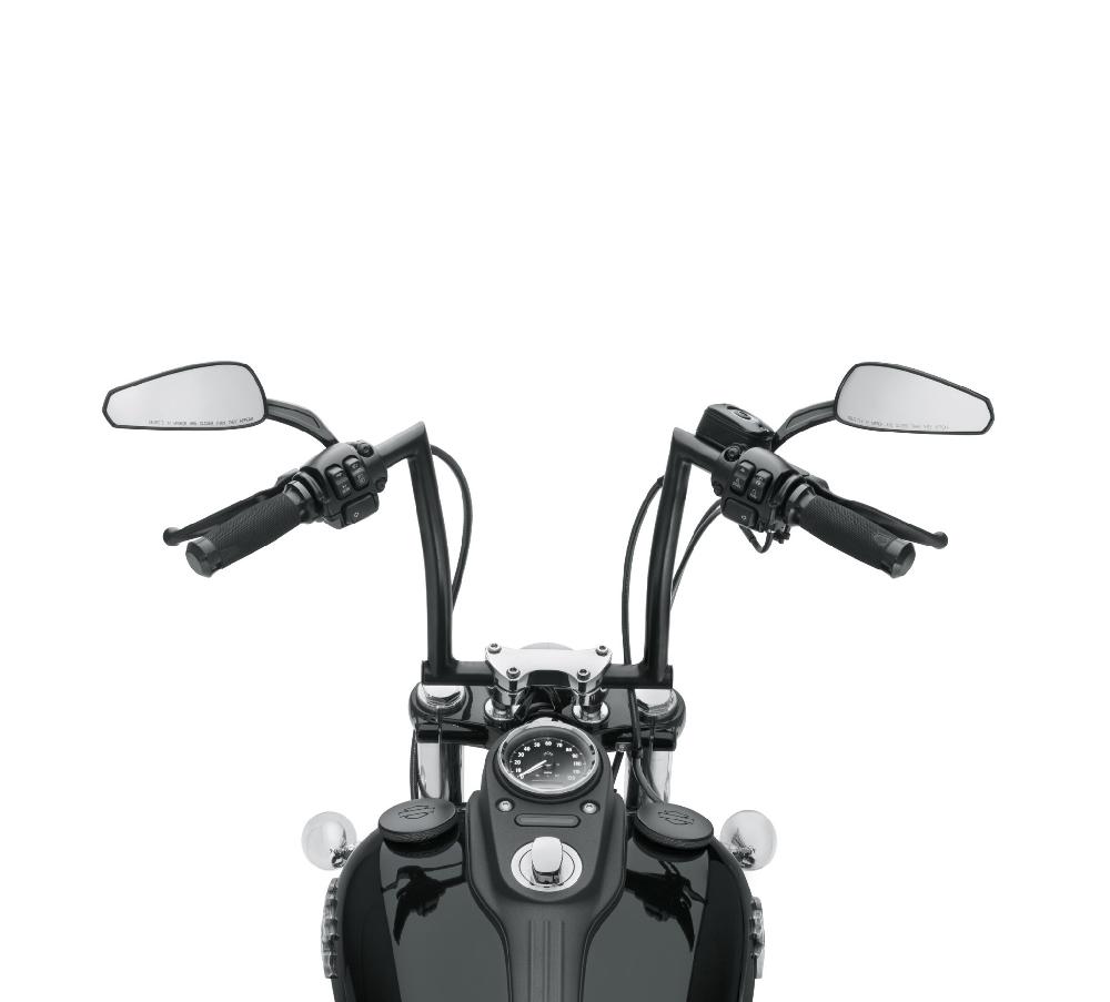 Harley Chizeled Satin Black Handlebar