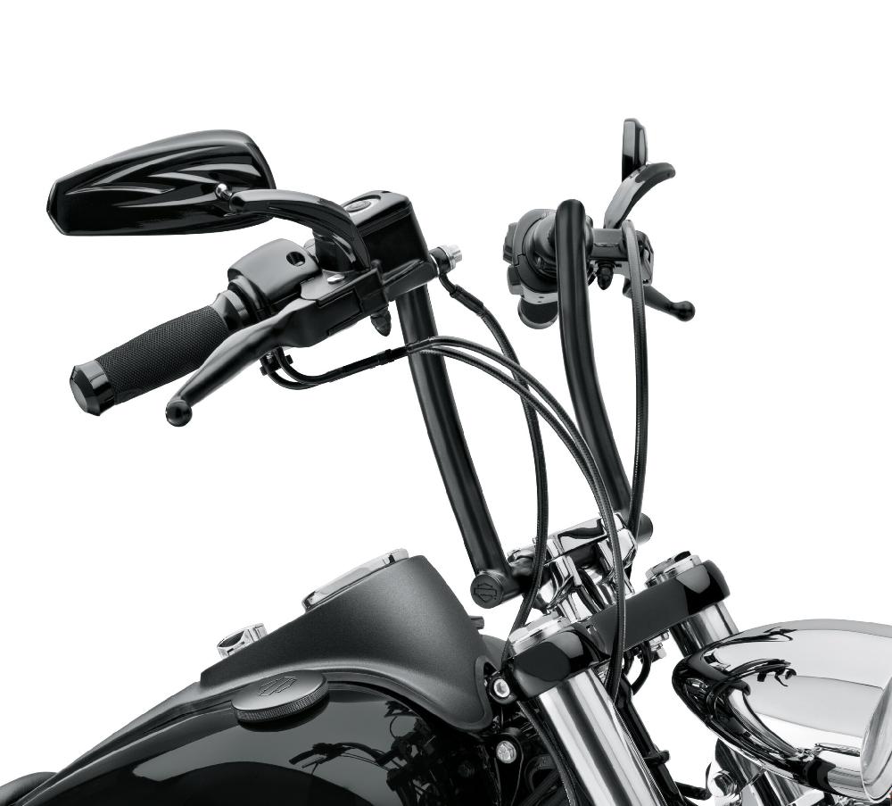 Harley Chizeled Satin Black Handlebar