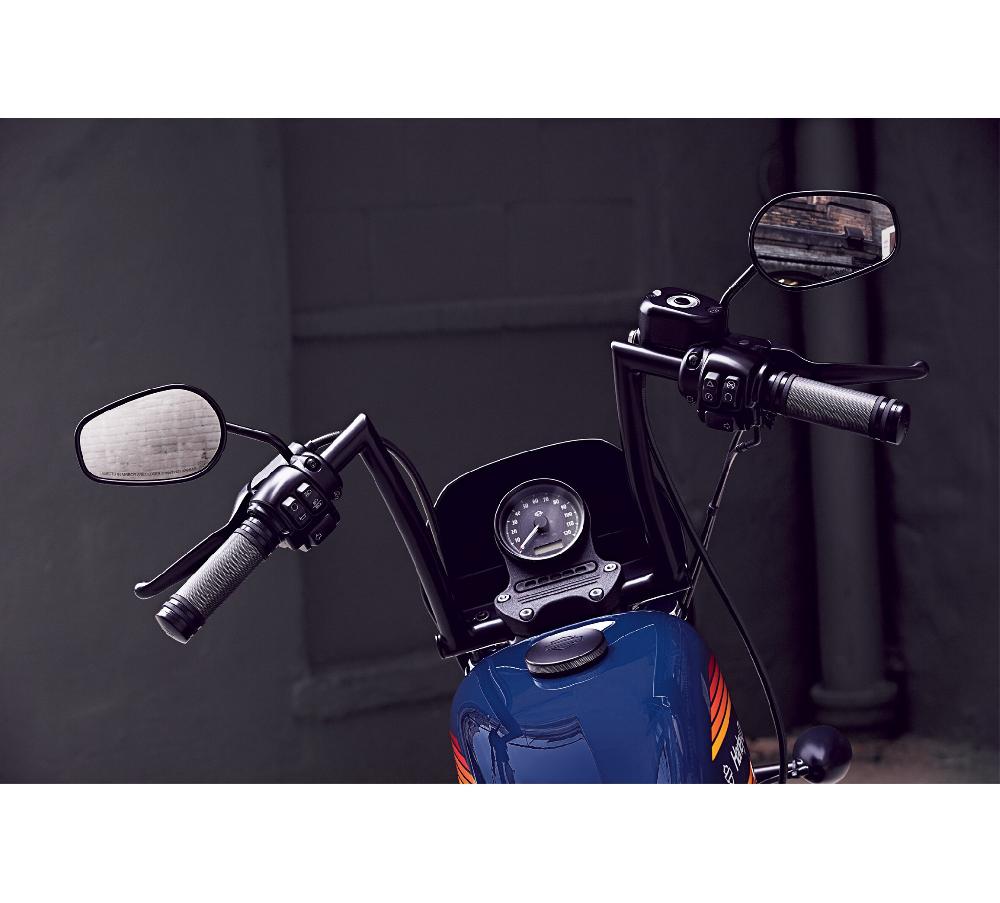 Harley Chizeled Satin Black Handlebar