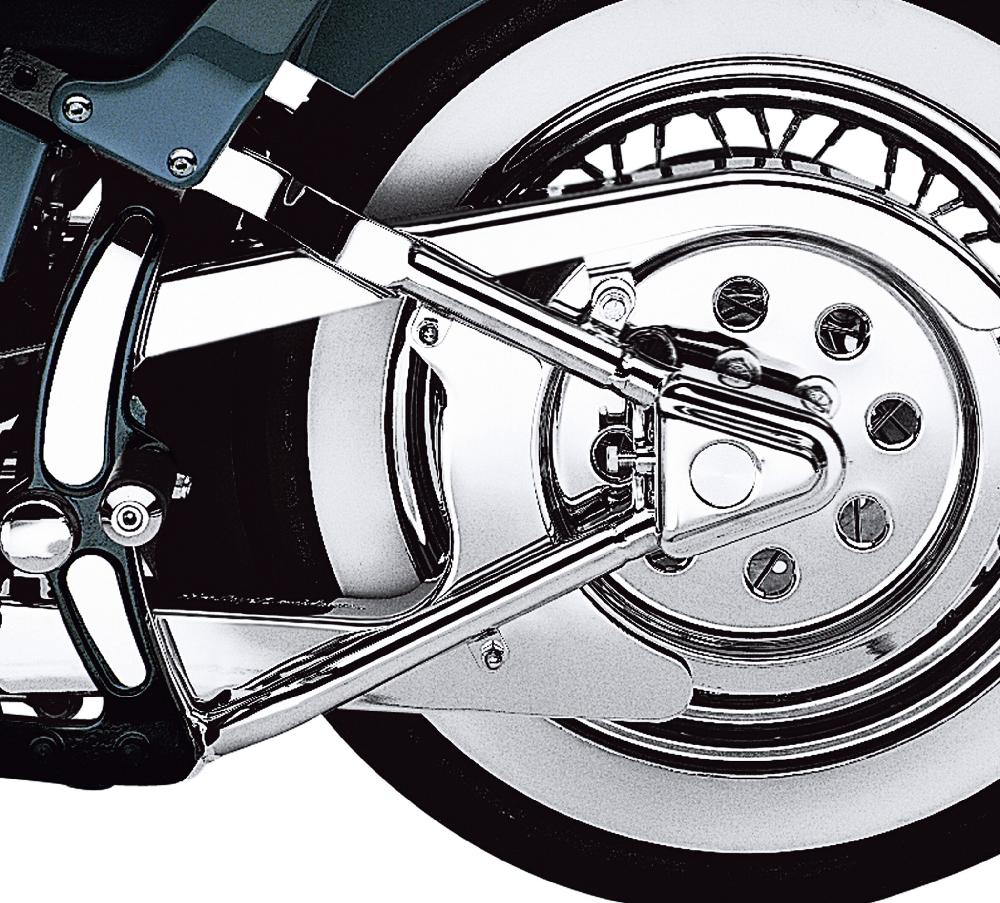 Harley Chrome Lower Belt Guard