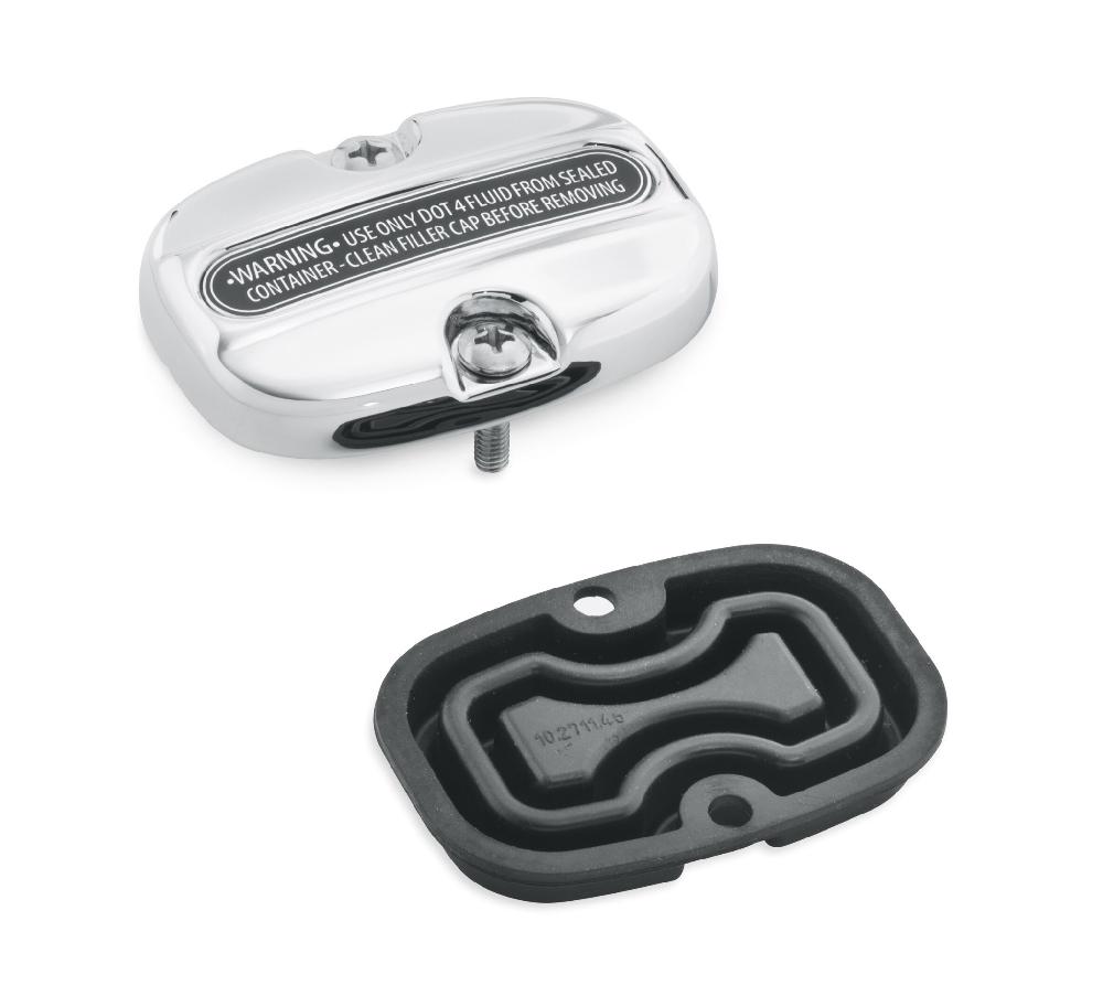 harley Chrome Rear Master Cylinder Cover