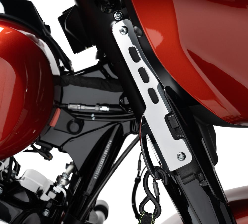 Harley Chrome Tie-Down Brackets