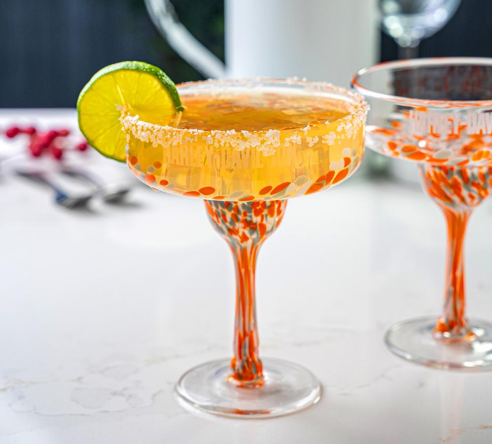Harley Confetti Margarita Glass Set Of 2