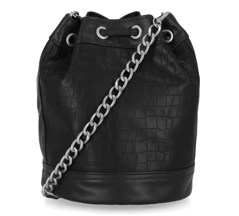 Harley Croco Drawstring Stud Bag