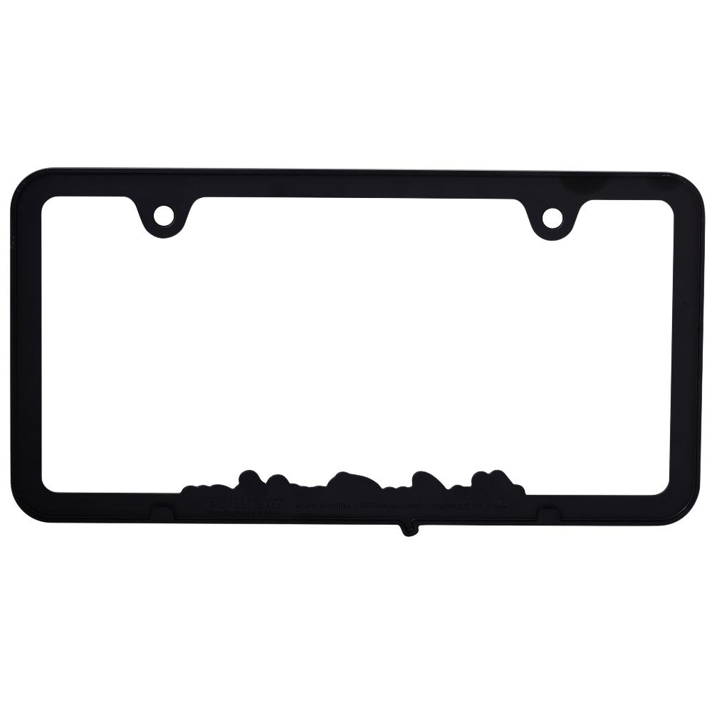 Harley Crushed Gems With Script License Frame