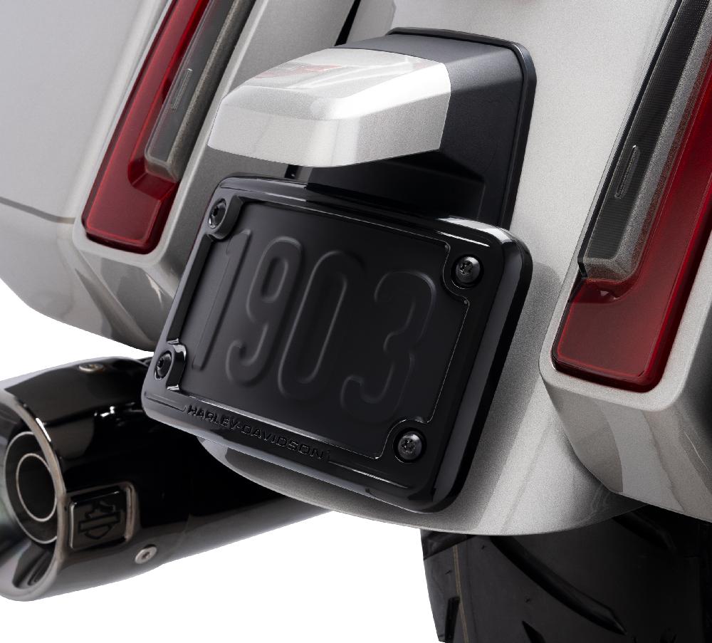 Harley Curved License Plate Frame