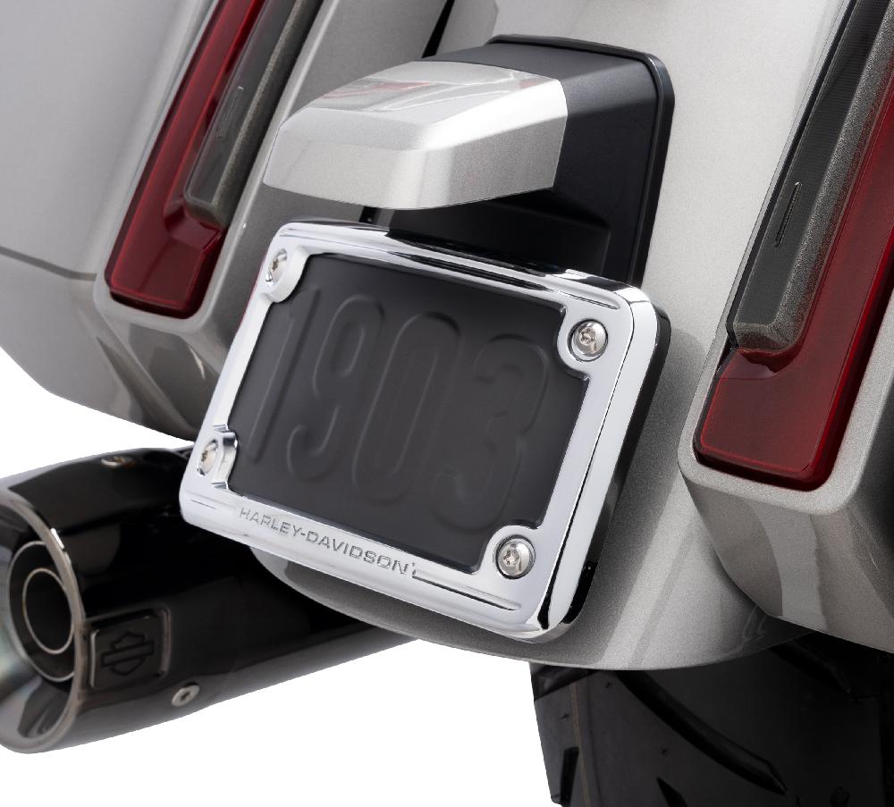 Harley Curved License Plate Frame