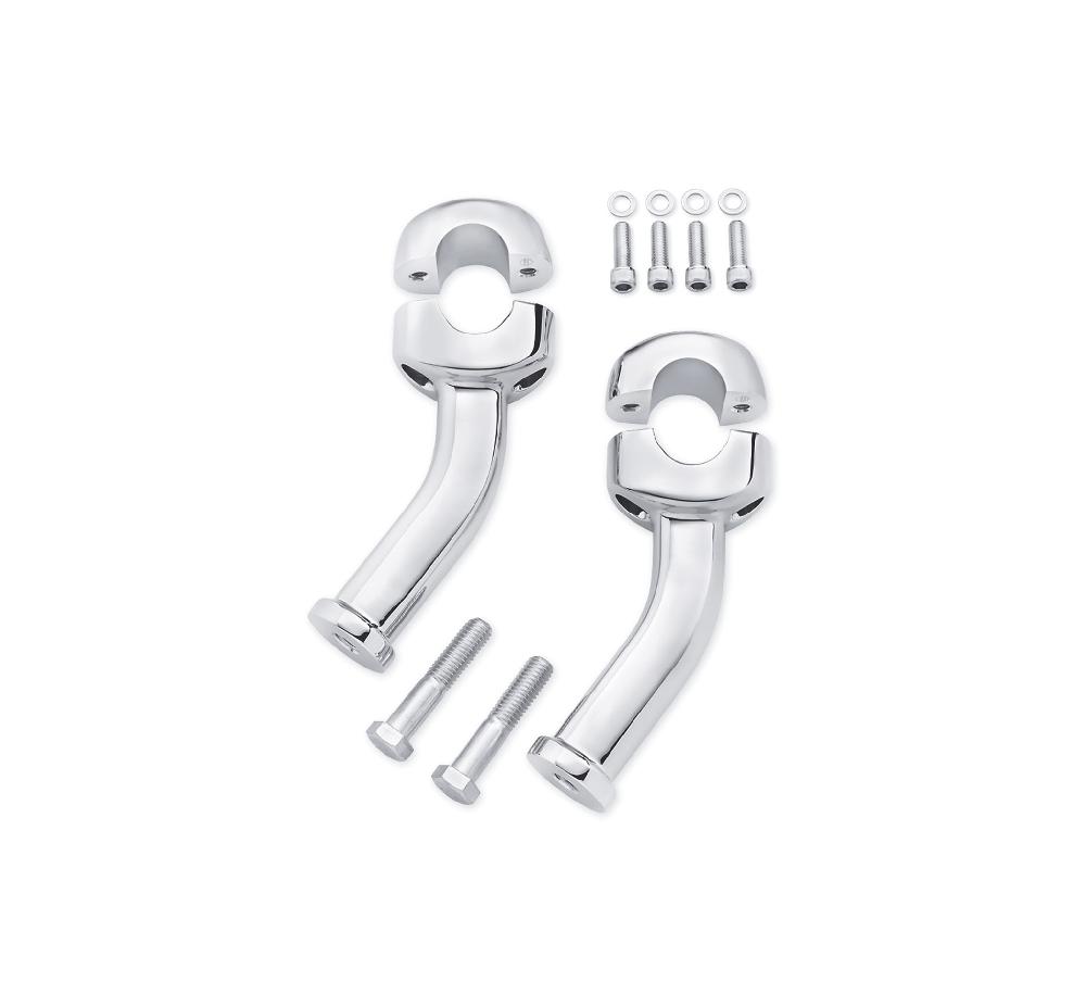 harley Curved Pull Back Fat Riser