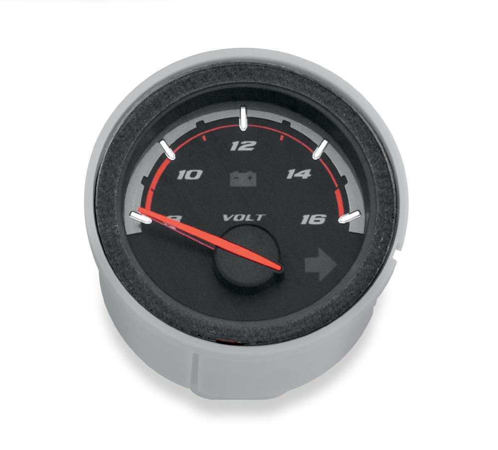 harley Custom Face Voltmeter