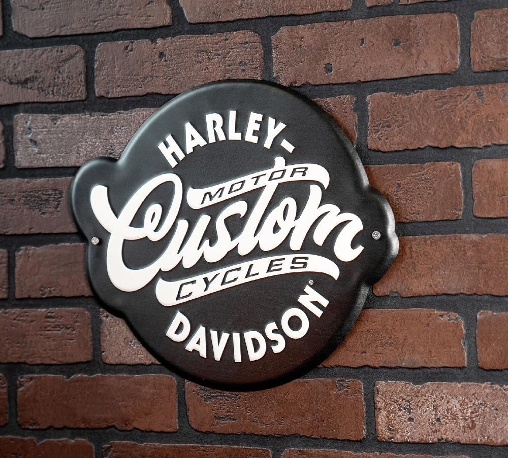 Harley Custom Motorcycles Metal Sign