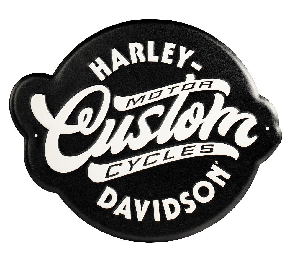 Harley Custom Motorcycles Metal Sign