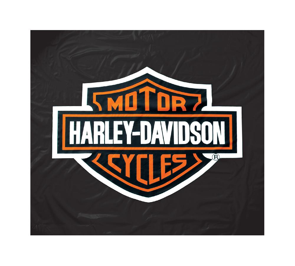 Harley Harley-Davidson 8 Ft Black Vinyl Pool Table Cover