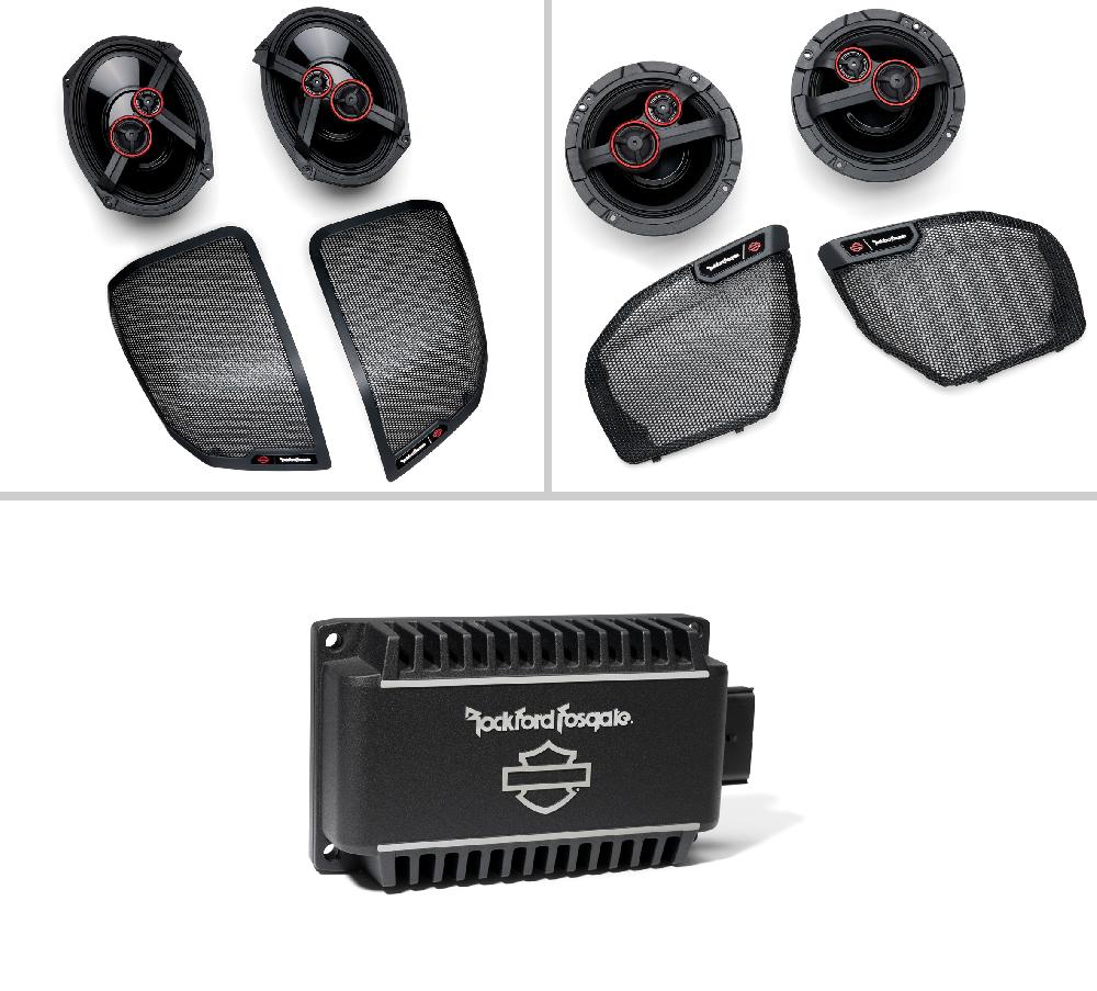 harley Harley-Davidson Audio powered by Rockford Fosgate - Stage III 4-Speaker Kit
