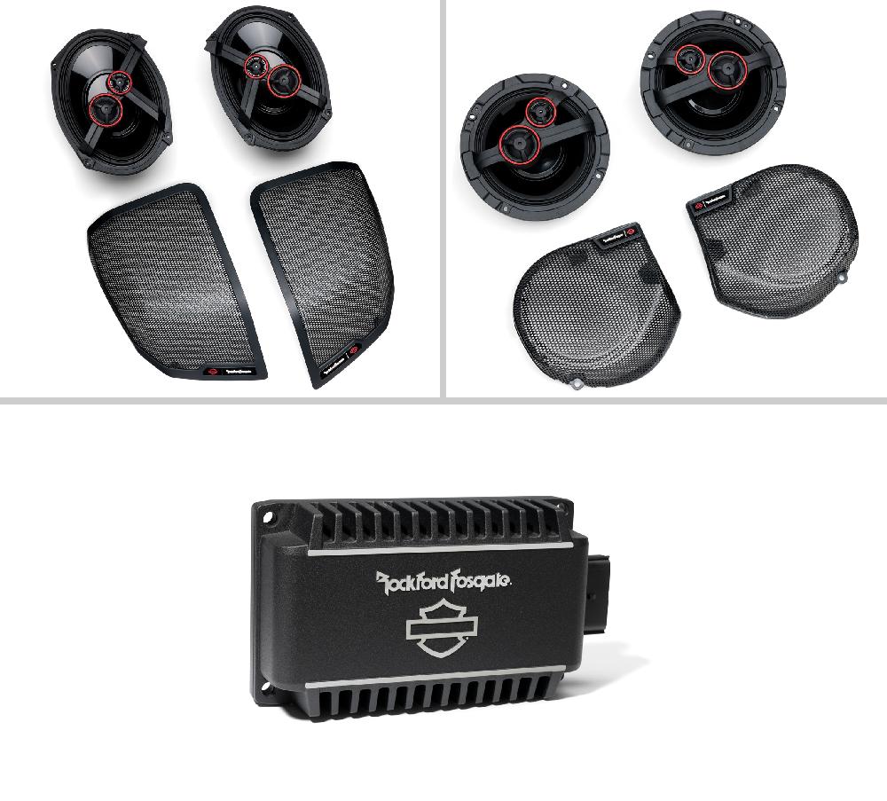 harley Harley-Davidson Audio powered by Rockford Fosgate - Stage III 4-Speaker Kit