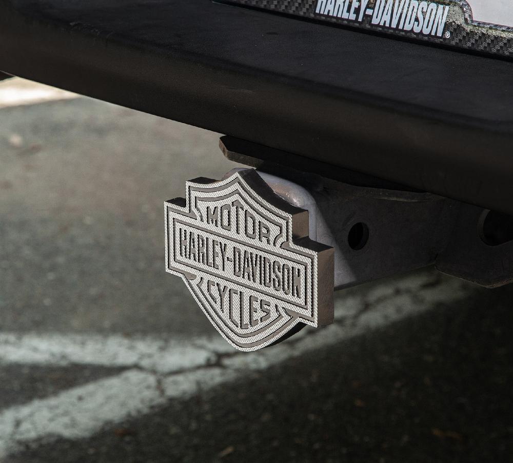 Harley Harley-Davidson Bar &Shield Diamond Cut Hitch Plug