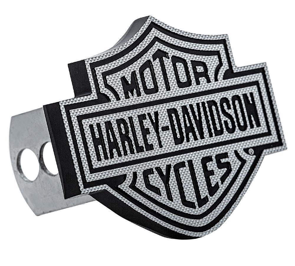harley Harley-Davidson Bar &Shield Diamond Cut Hitch Plug