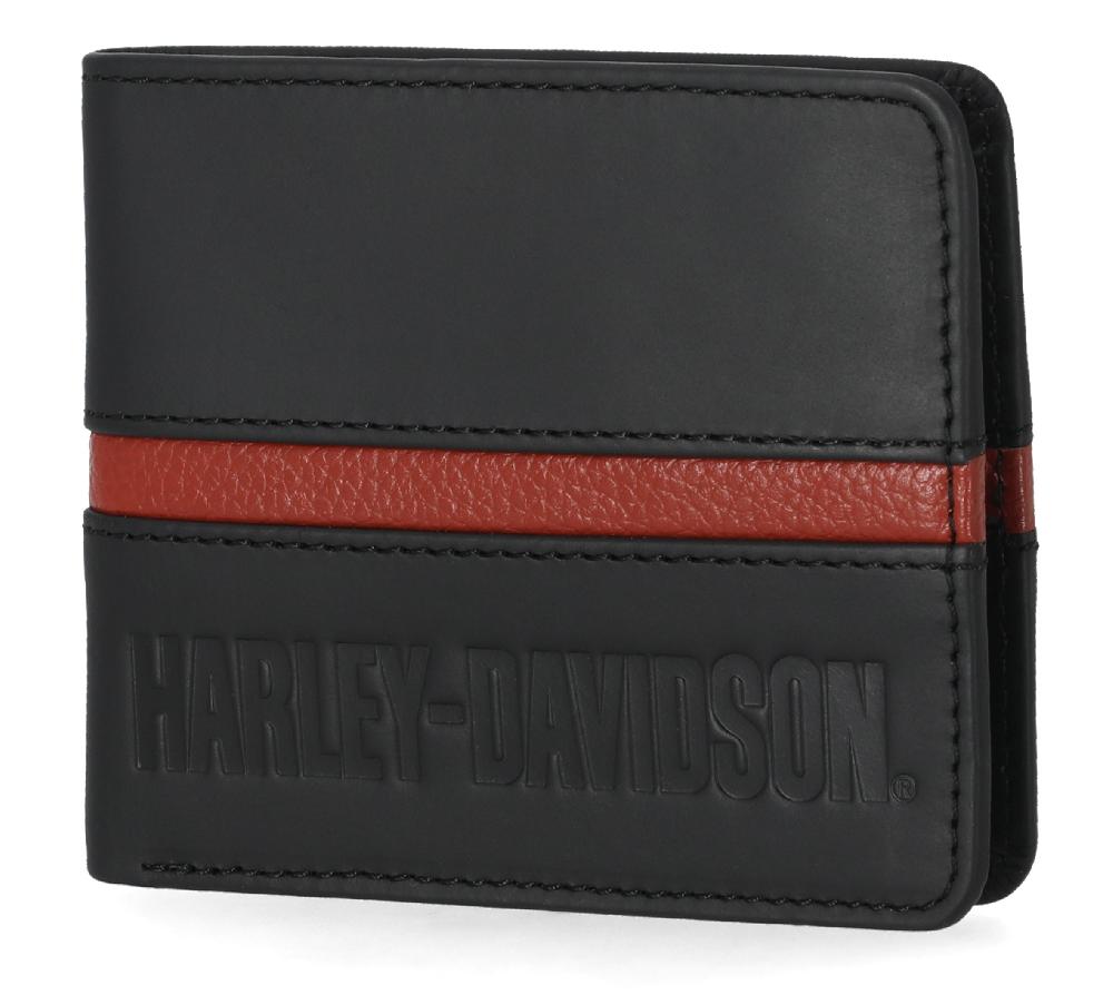 Harley Harley-Davidson Center Block Passcase Wallet