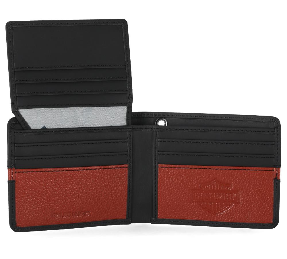 Harley Harley-Davidson Center Block Passcase Wallet