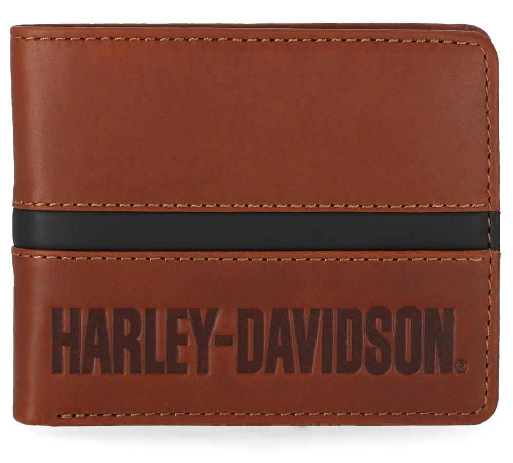 harley Harley-Davidson Center Block Passcase Wallet