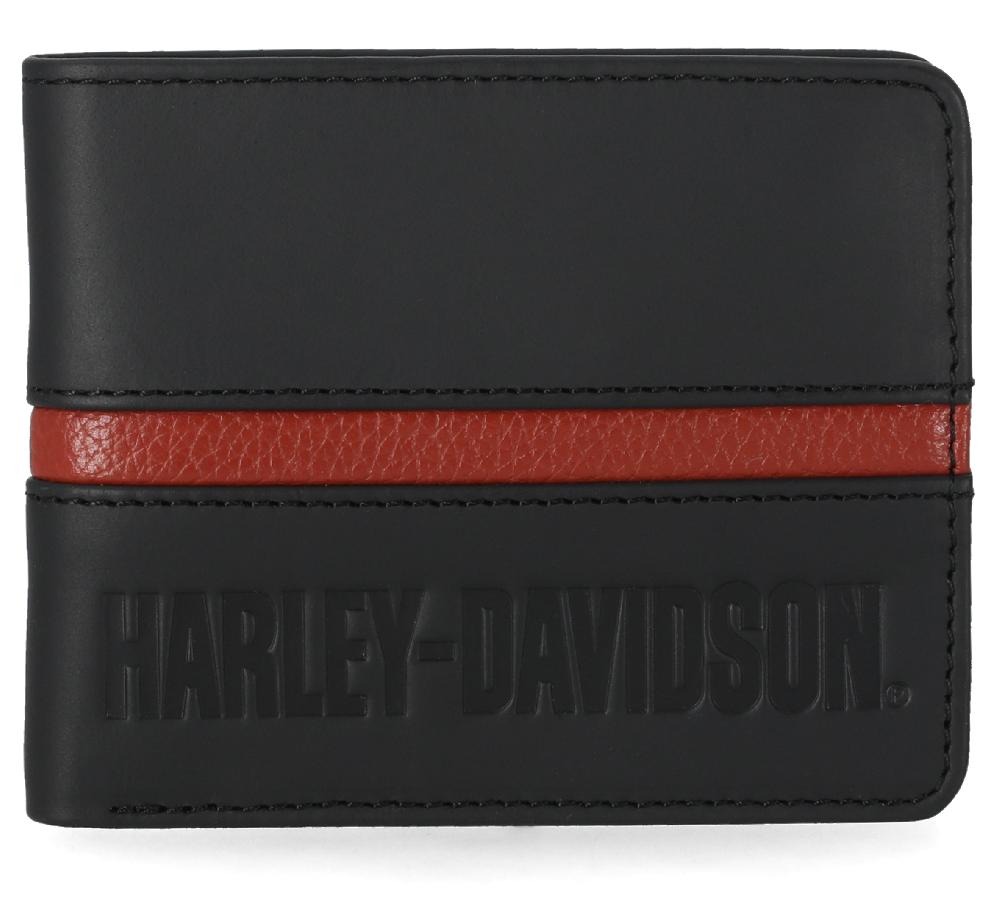 harley Harley-Davidson Center Block Passcase Wallet