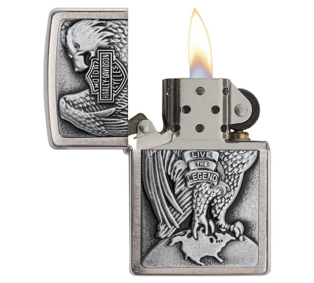 Harley Harley-Davidson Majestic Eagle Emblem Windproof Lighter
