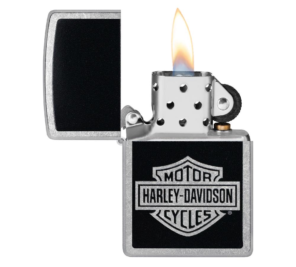 Harley Harley-Davidson® Logo Color Image Street Chrome Windproof Ligher