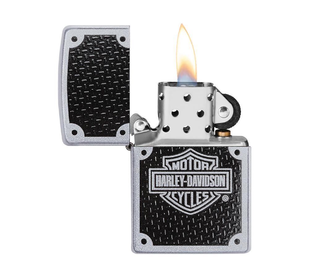 Harley Harley Davidson Texture Chrome Windproof Lighter