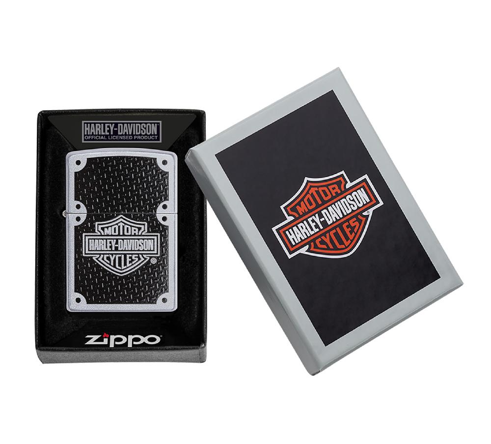 Harley Harley Davidson Texture Chrome Windproof Lighter