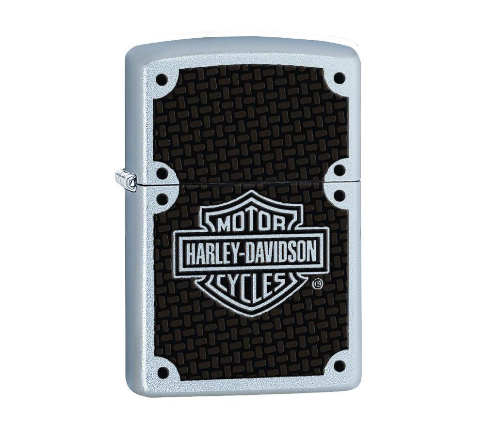 Harley Harley Davidson Texture Chrome Windproof Lighter