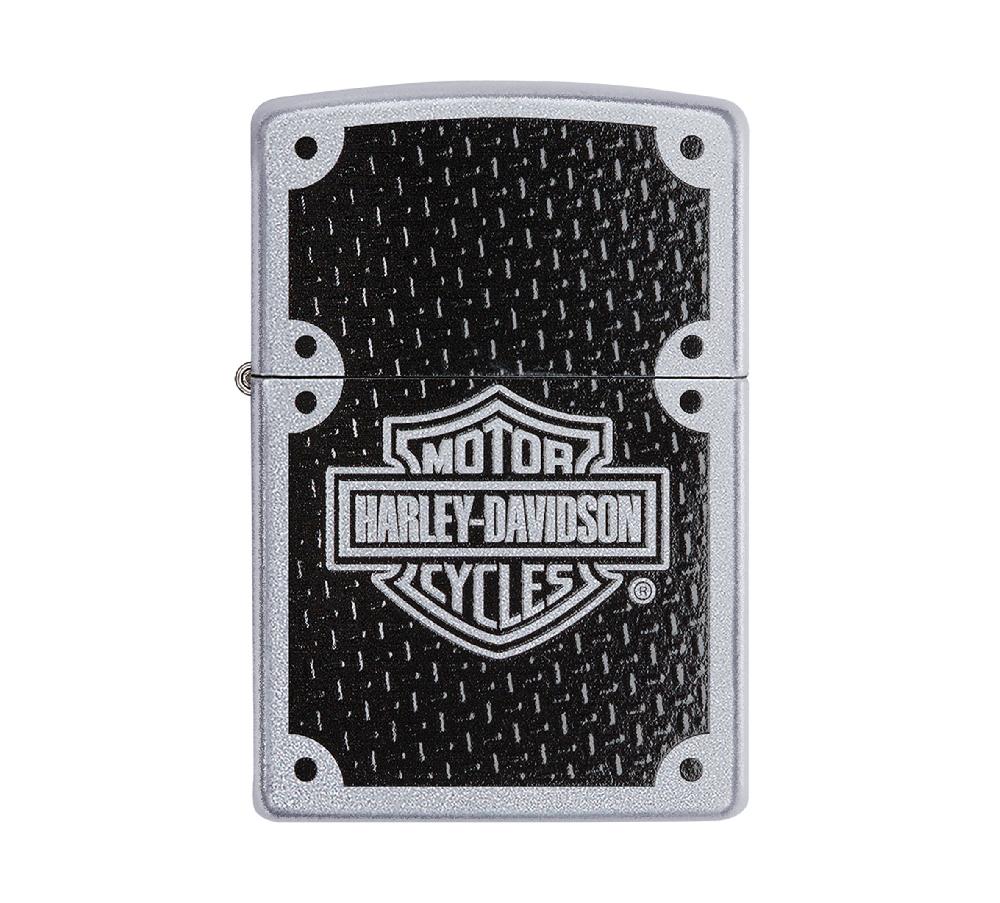 harley Harley Davidson Texture Chrome Windproof Lighter