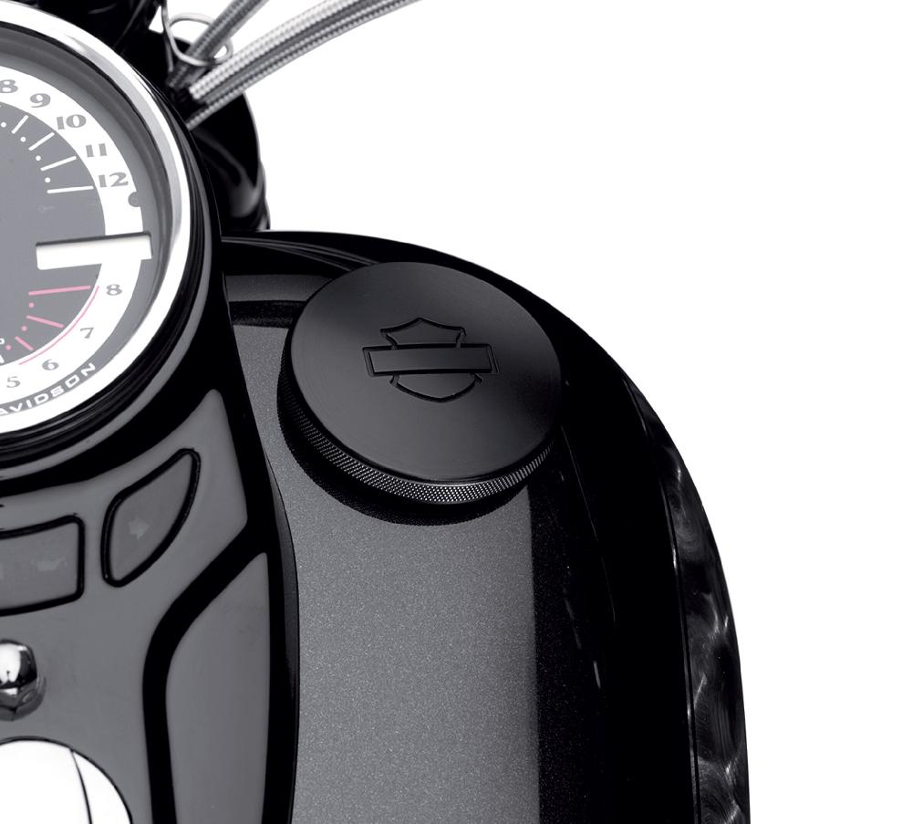 Harley Diamond Black Fuel Cap