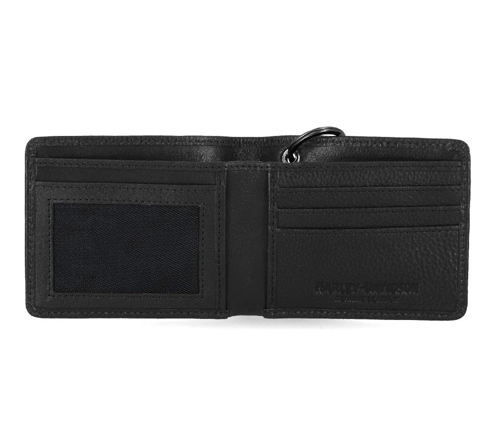 Harley Eagle Bifold Wallet With Chain