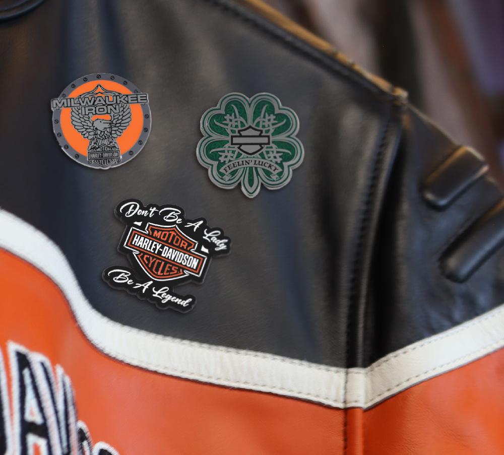 Harley Eagle Rivets Pin