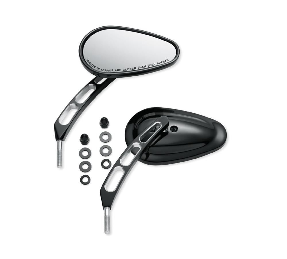 harley Edge Cut Stem Mirrors