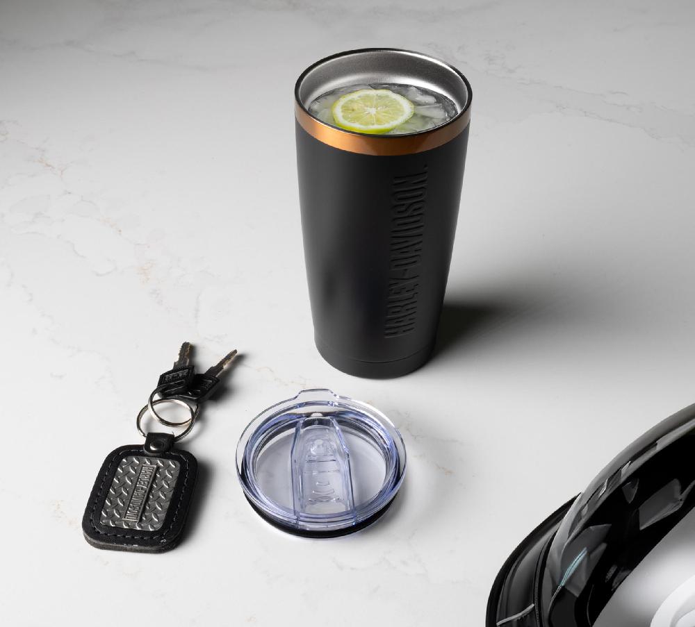 Harley Embossed Travel Mug