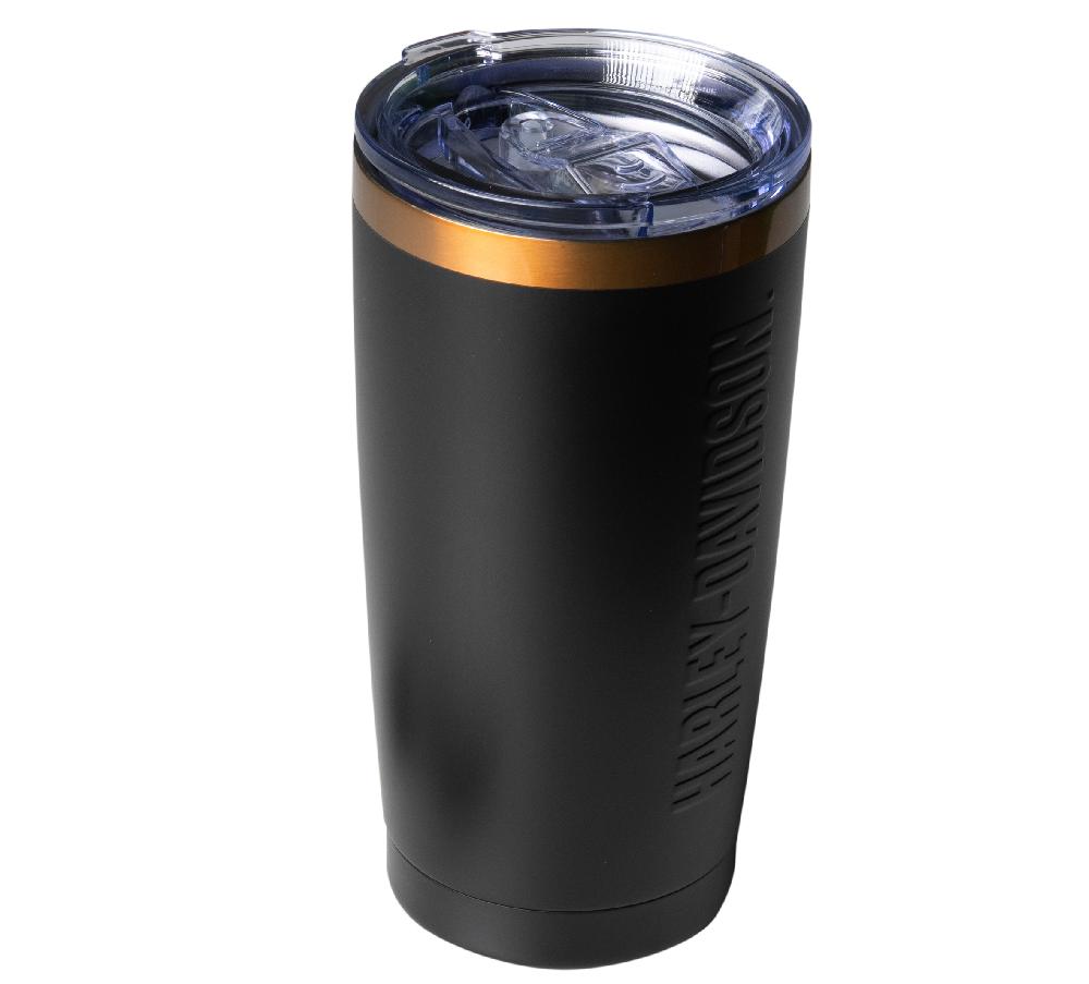 harley Embossed Travel Mug