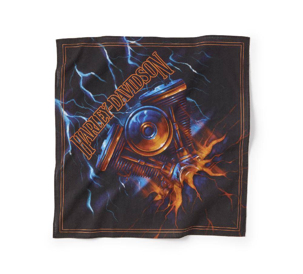 harley Evo Lightning Graphic Bandana