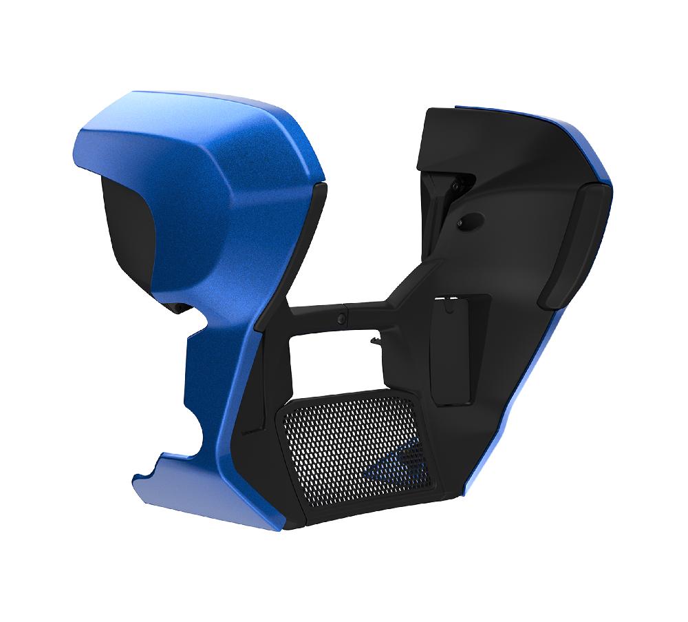 harley Fairing Lowers - Blue Burst