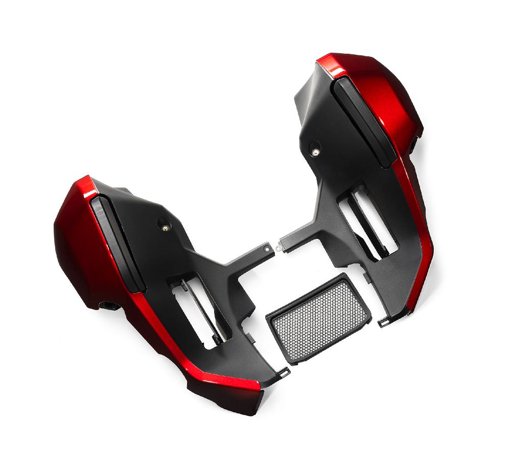 harley Fairing Lowers - Brilliant Red