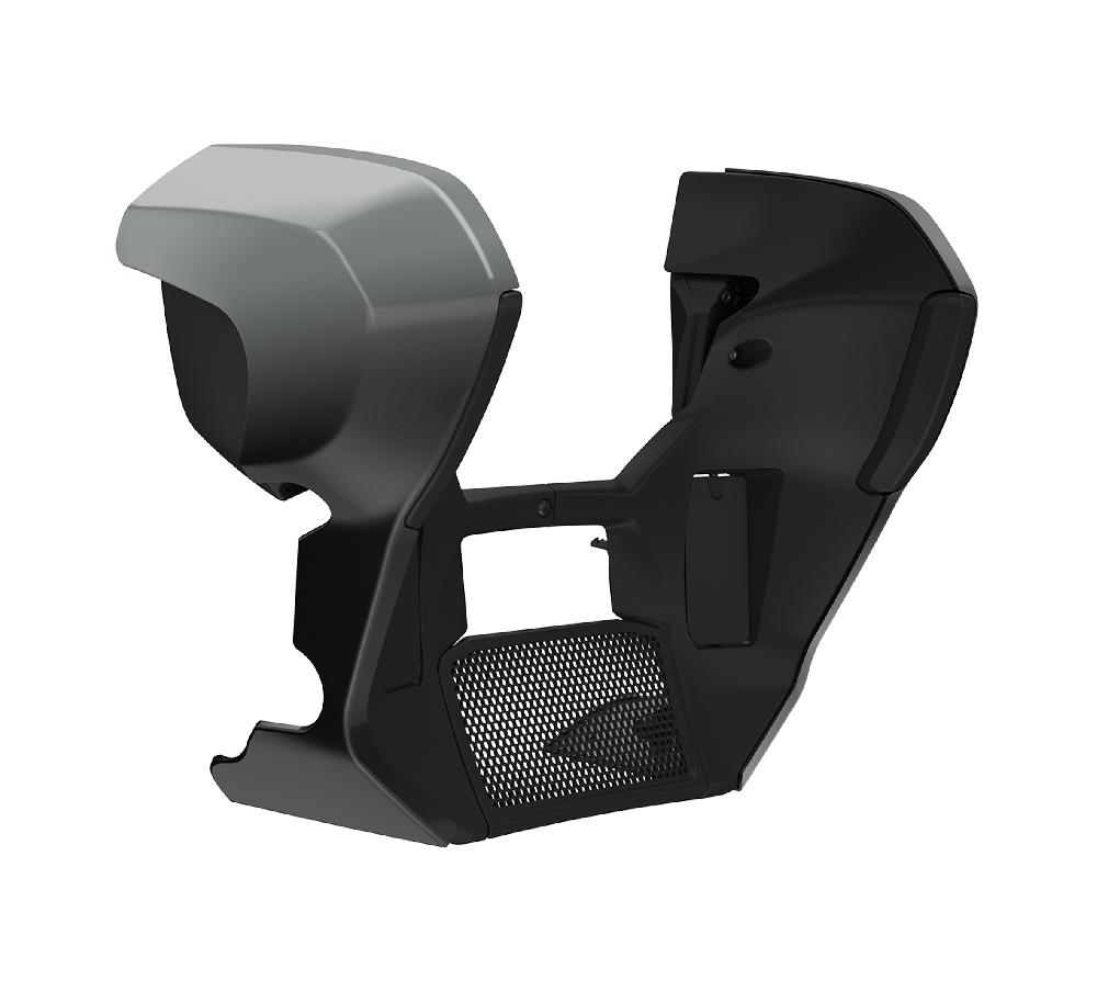 harley Fairing Lowers - Raven Fade