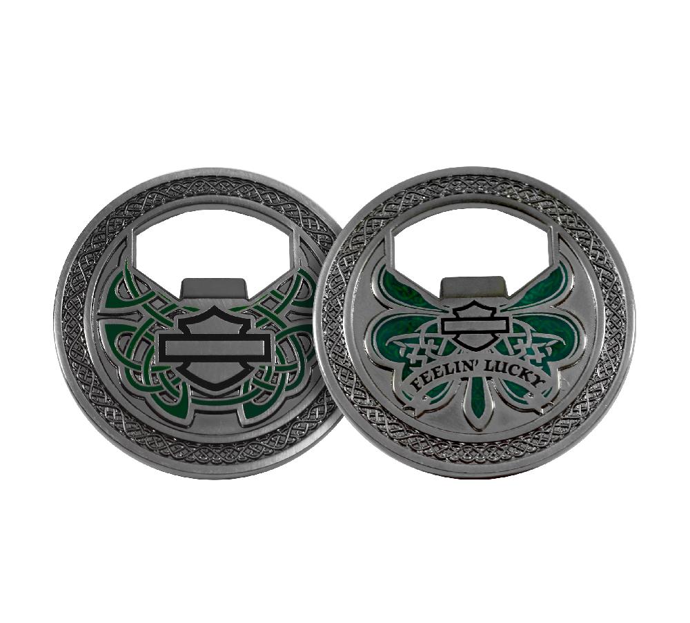 Harley Feelin’ Lucky Bottle Opener Coin