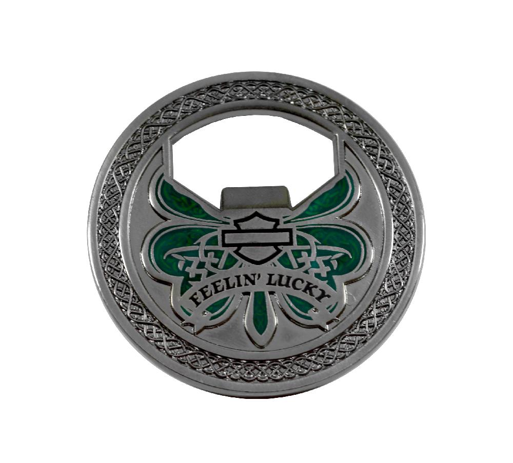 Harley Feelin’ Lucky Bottle Opener Coin
